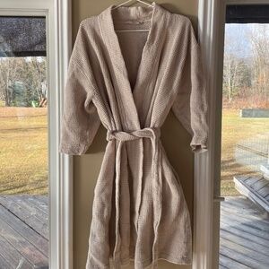Waffle Beige Housecoat